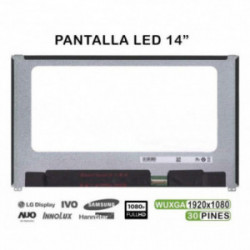 ECRÃ LED DE 14" PARA PORTATIL NV140FHM-N47 06HY1W 6HY1W 30 PINES
