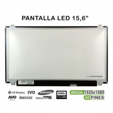 ECRÃ LED DE 15.6" PARA PORTATIL LP156WF4 40 PINES FHD