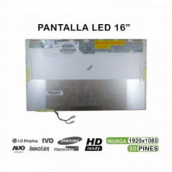 ECRÃ LED DE 16" COM DOBLE CCFL PARA PORTATIL LTN160HT03 LTN160HT03-001 LJ96-04432A