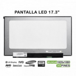 ECRÃ LED DE 17.3" PARA PORTATIL NV173FHM-N49 V8.0 NV173FHM-N46 FHD 30 PINES IPS