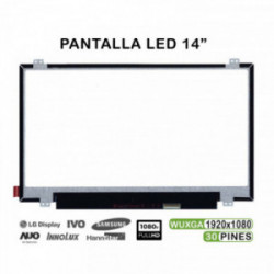 ECRÃ LED DE 14" PARA PORTATIL B140HTN01.0 B140HTN01.1 B140HTN01.2