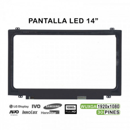 ECRÃ LED DE 14" PARA PORTATIL B140HAN02.1 N140HCE-EAA
