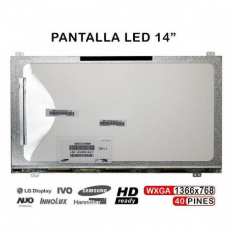 ECRÃ LED DE 14" PARA PORTATIL LTN140AT21-001 LTN140AT21-002 LTN140RT21-T01