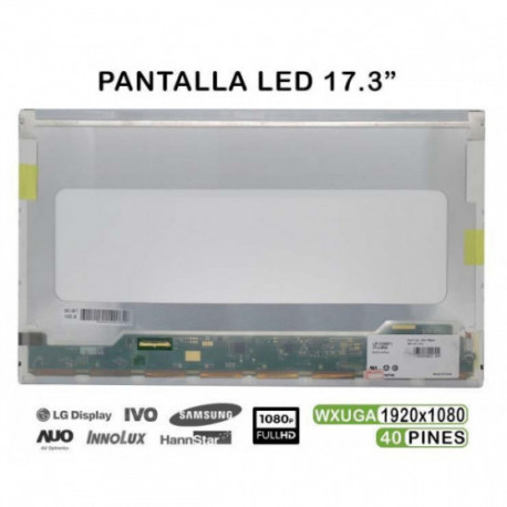 ECRÃ LED DE 17.3" N173HGE-L11 N173HGE-L21 REV. C1 DELL HC9GK ASUS G75VW