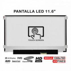 ECRÃ LED TÁTIL DE 11.6" PARA PORTATIL B116XAK01.0 40 PINES