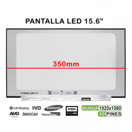ECRÃ LED DE 15.6" PARA PORTATIL N156HCE-EN1 N156HGA-EA3 REV.C3 FHD