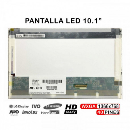 ECRÃ COMPLETA 10.1" PARA PORTATIL LP101WH1 TL B5 40 PINES