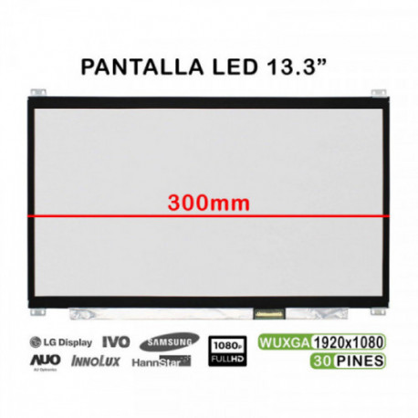 ECRÃ LED DE 13.3" PARA PORTATIL N133HCE-EN2 REV.C1 FULLHD