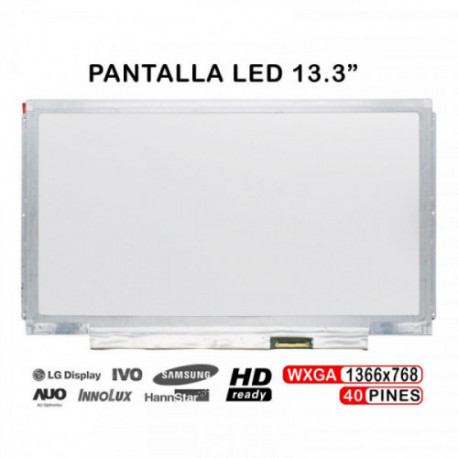 ECRÃ PORTATIL LED 13.3 POLEGADAS CLAA133WB01A N133BGE-L32 B133XW01 V1