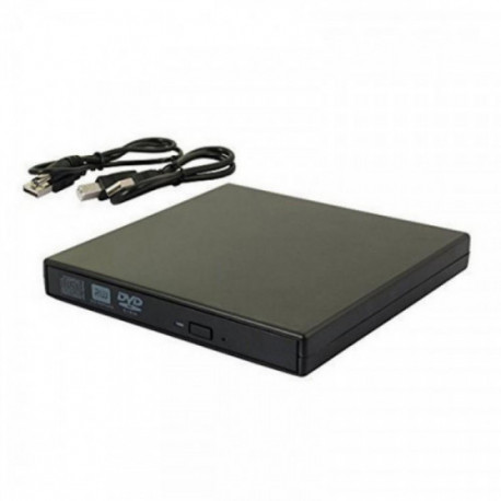 CARCAÇA LECTOR EXTERNO DE CD/DVD-RW PRETO USB