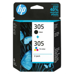 PACK HP 305 Combo Preto + Tri-color Original 6ZD17AE