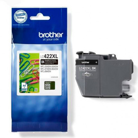Tinteiro Brother Original LC422 XL Preto LC422XLBK