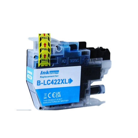 Tinteiro Brother Compatível LC422XL Azul