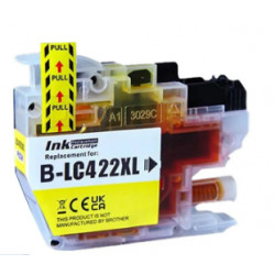 Tinteiro Brother Compatível LC422XL Amarelo