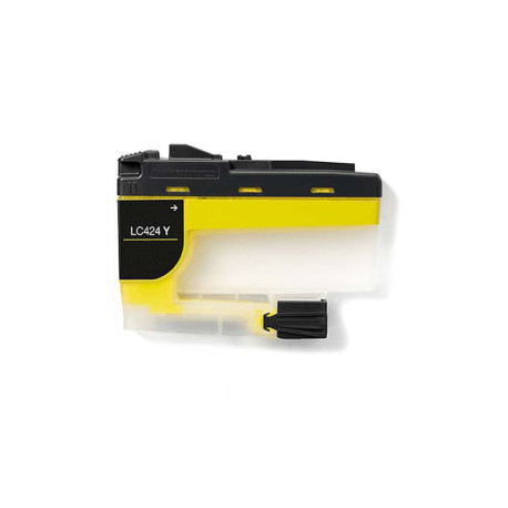 Tinteiro Brother Compatível LC424 Amarelo