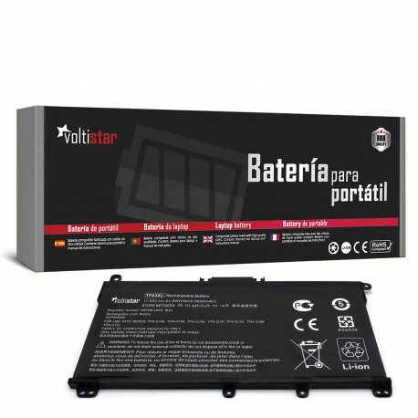 BATERÍA PORTÁTIL HP PAVILION 14-CE 14-CF 14-DF 15-CS 15-DA 15-DB 15-DW 17-BY 17-CA 250 G7 255 G7 TGBAT2226