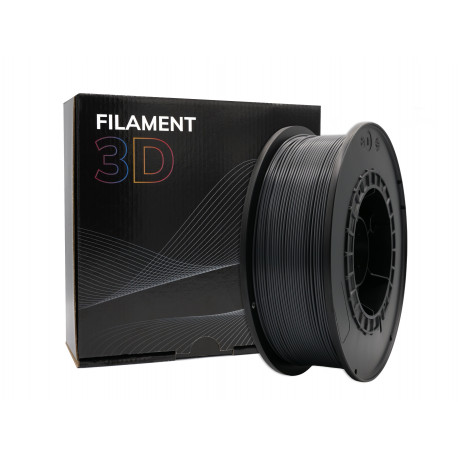 Filamento PLA 3D - Diâmetro 1,75mm - Bobina de 1kg - Cor Grafite