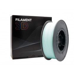 Filamento PLA 3D - Diâmetro 1,75mm - Bobina de 1kg - Cor Turquesa Clara