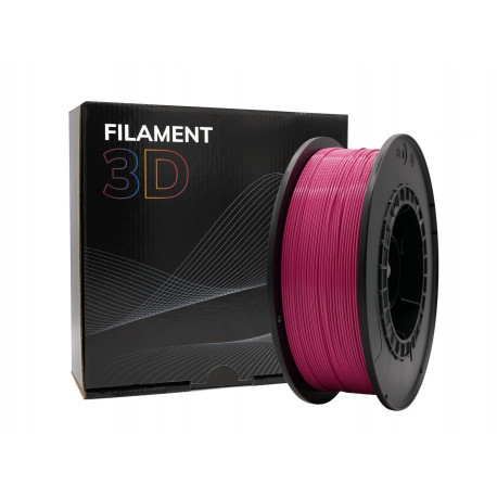 Filamento 3D PLA - Diametro 1.75mm - Bobina 1kg - Cor Magenta