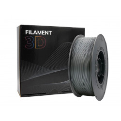 Filamento 3D PLA - Diametro 1.75mm - Bobina 1kg - Cor Prata