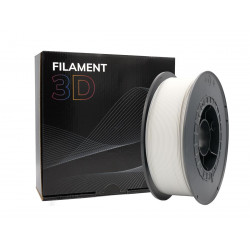Filamento PLA 3D - Diâmetro 1,75mm - Bobina 1kg - Cor Branco
