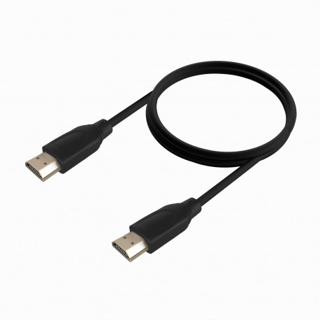 Cabo HDMI Aisens V2.0 Premium Alta Velocidade / Hec 4K@60Hz 18Gbps - A/MA/M - 1,0m - Cor Preto