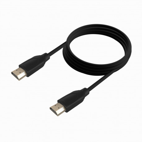 Cabo Aisens HDMI V2.0 Premium Alta Velocidade / Hec 4K@60Hz 18Gbps - A/MA/M - 2.0m - Cor Preto