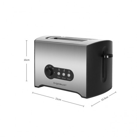 Torradeira 900W Prata Aigostar Sunshine