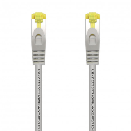 Cabo de rede RJ45 LSZH Cat.7 600 Mhz S/FTP PIMF AWG26 - 1.0M - Cor cinza