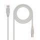 Cabo USB-A 2.0 para USB-B Impressora Macho / Macho 3 Metros OkTech OK-CUSB301