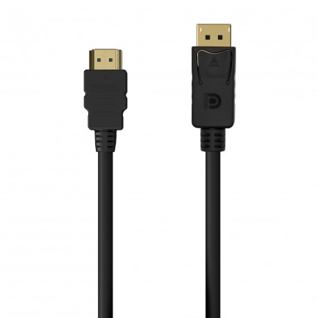 Cabo conversor DisplayPort para HDMI - DP/M-HDMI/M - 1,5M - Preto