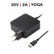 CARREGADOR LENOVO 20V 2A CONECTOR ESPECIAL TGAD00027