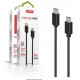Cabo De Carregamento Rápido 60W Tipo C a Tipo C Máx.20V 3A (1M) Preto CU2106