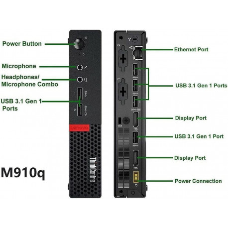 LENOVO M910Q MINI I5-6500T | 16 GB | SSD 256 GB | W11 PRO RECONDICIONADO