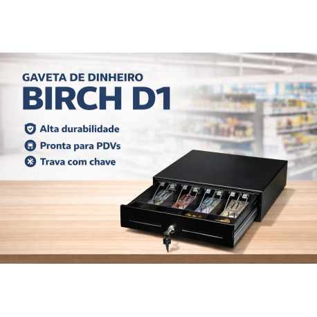 GAVETA DINHEIRO BIRCH D1