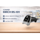 LEITOR CÓDIGOS BARRAS BIRCH BS-101 1D/2D USB PRETO C/ SUPORTE