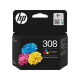 TINTEIRO HP 308 ORIGINAL TRICOLOR ( 7FP20UE )