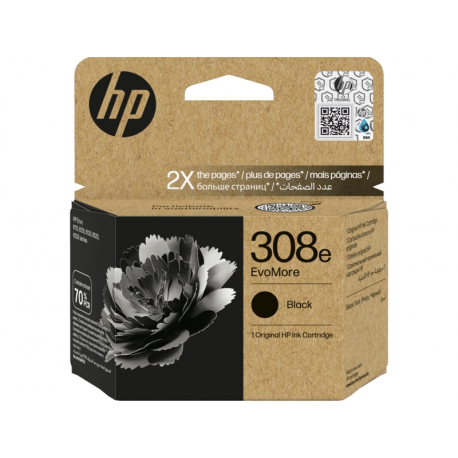 TINTEIRO HP 308E XL EVOMORE ORIGINAL PRETO ( 7FP22UE )