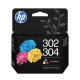Tinteiro HP 302 Tricolor Original ( F6B7RT6AE LS1 )