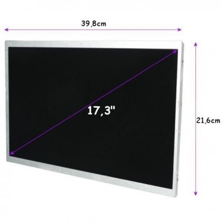 DISPLAY LCD 17.3 "(CCFL) 1920x1080 GLOSSY, Full HD-40pin