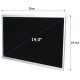 DISPLAY 14" WXGA GLOSSY GRADE A+ LED SLIMM Apoio Superior