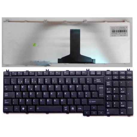 Teclado TOSHIBA Satellite L500 Series Preto