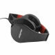 Headphones Qoltec CAN |C/ microfone | Dobrável TG50812